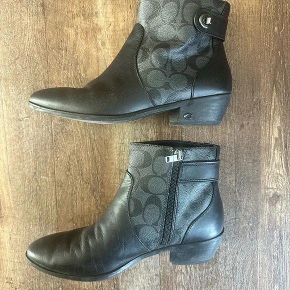 Coach Black Deni Bootie - Picture 3 of 4